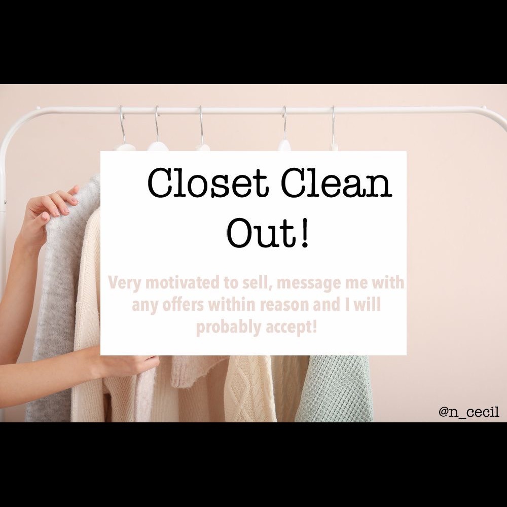 ✨CLOSET CLEAN OUT✨
